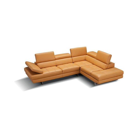 A761 Italian Leather Sectional Freesia In Right Hand Facing jnmfurniture Sectionals 178555-RHFC