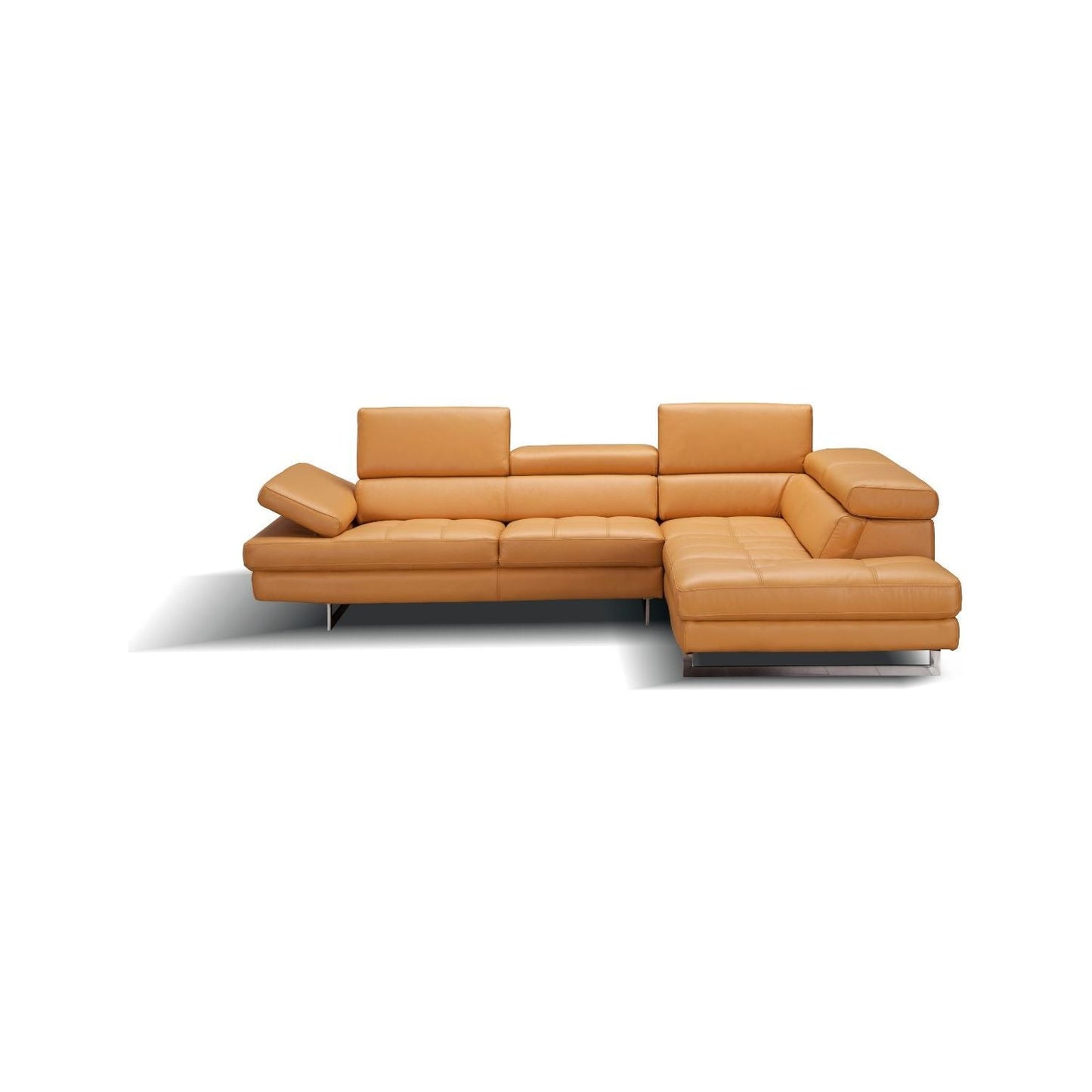 A761 Italian Leather Sectional Freesia In Right Hand Facing jnmfurniture Sectionals 178555-RHFC
