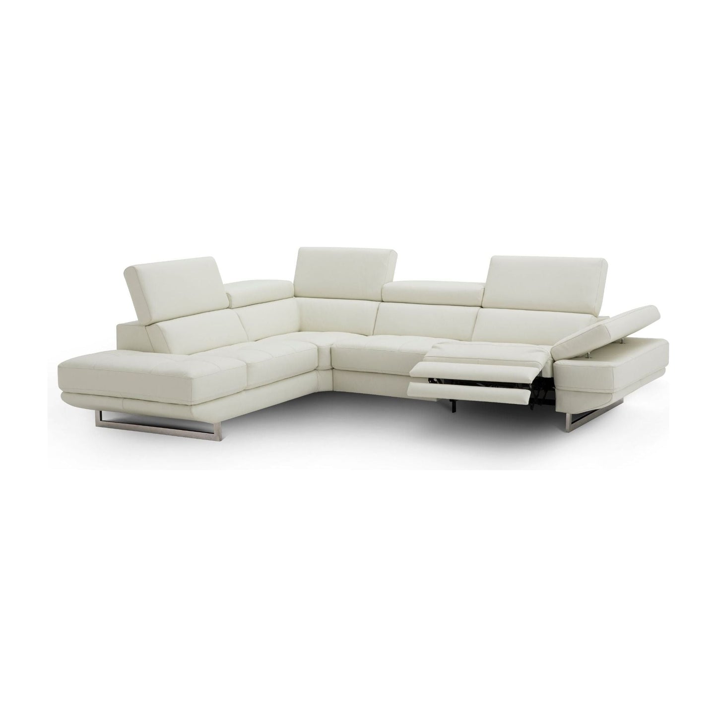 Annalaise LHF Chaise Snow White jnmfurniture Sectionals 19966-LHFC