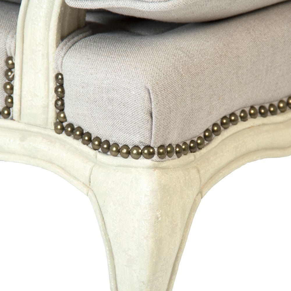 Bastille Love Chair Zentique Chairs & Seating CFH004 309 A003 w/ Nailhead