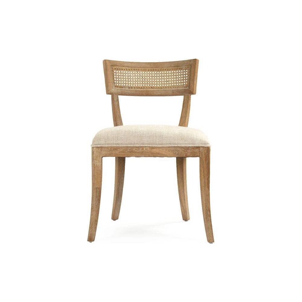 Carvell Cane Back Side Chair Zentique Chairs & Seating CF282-R Cane E272 A015-A