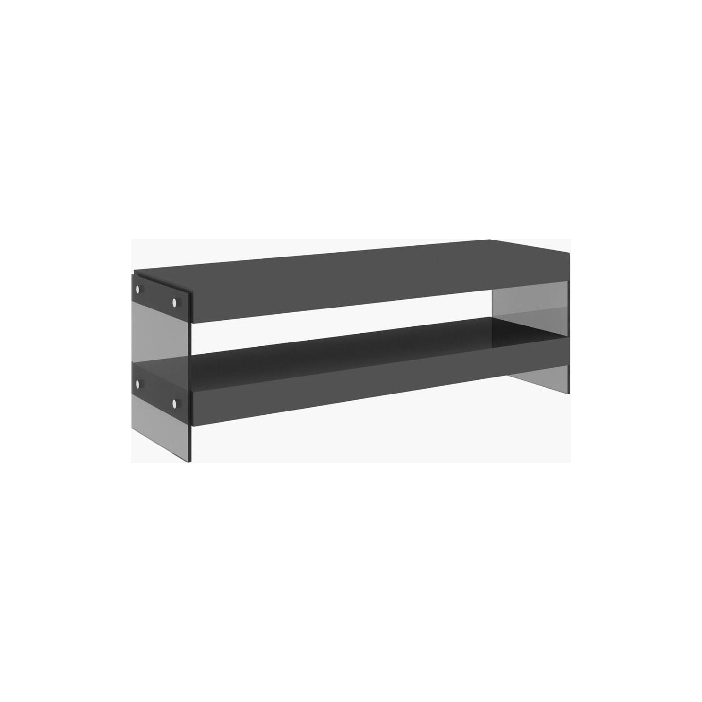 Cloud Mini TV Base in Grey High Gloss jnmfurniture TV Stands & Media 179601-MTV-G