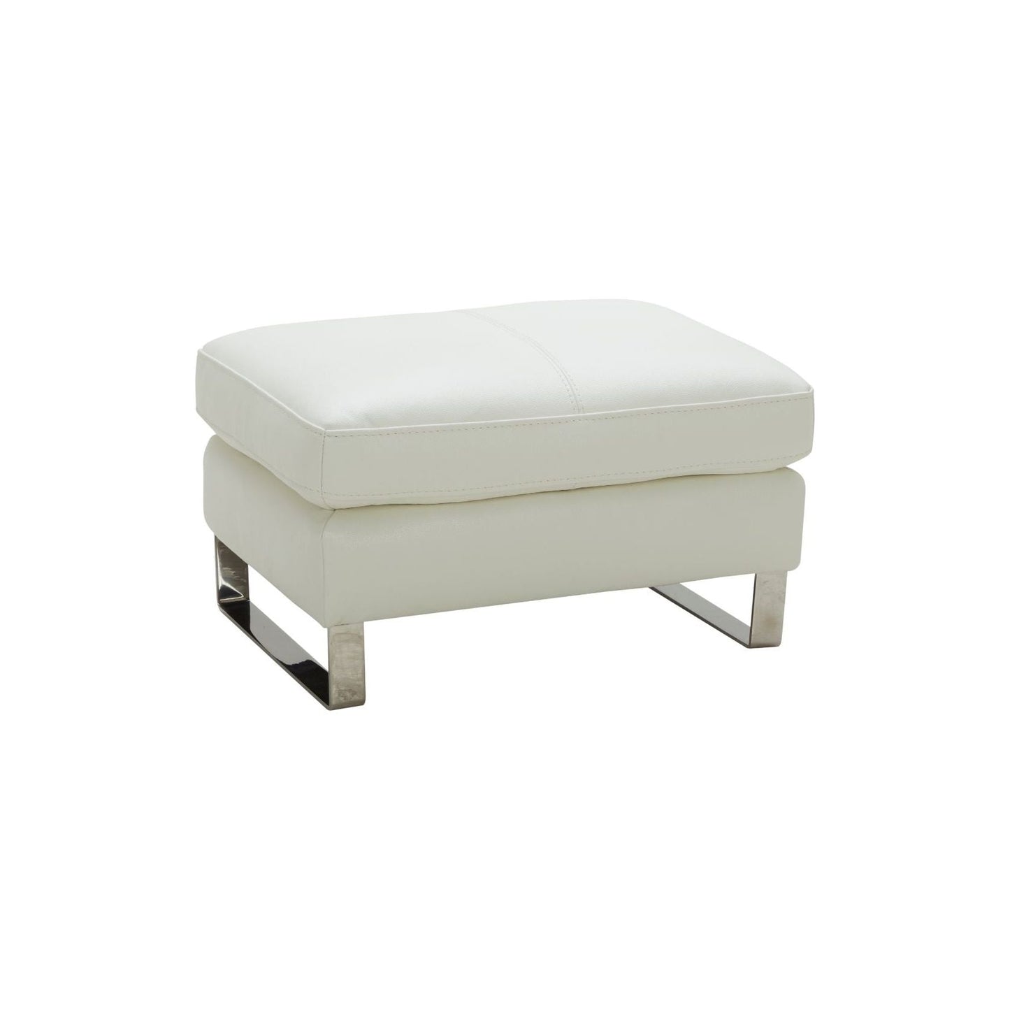 Constantin Ottoman in Light White jnmfurniture Ottomans & Poufs 18571-O