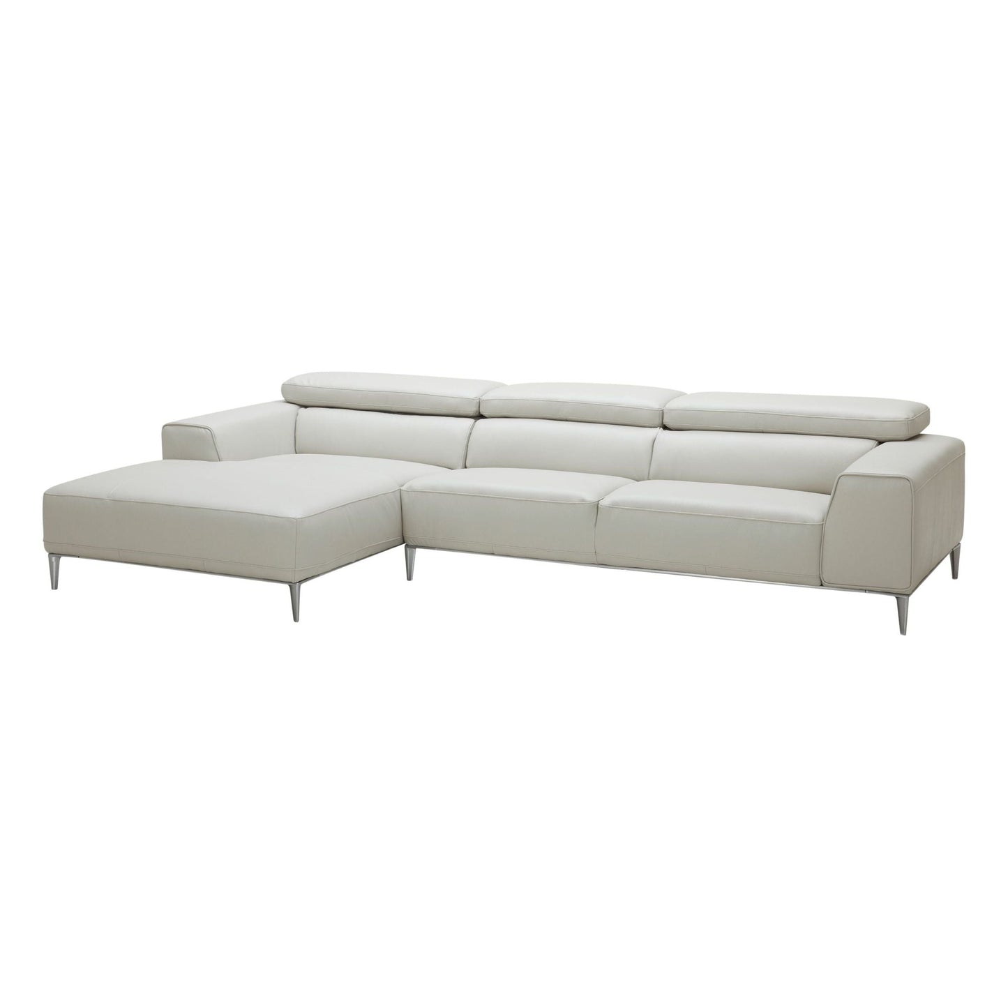 LeCoultre Light Grey in Left Hand Facing jnmfurniture Sectionals 17125-LHFC