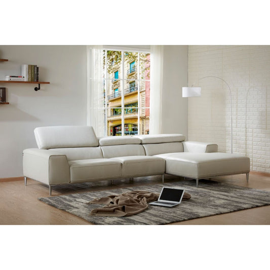 LeCoultre Light Grey in Right Hand Facing jnmfurniture Sectionals 17125-RHFC