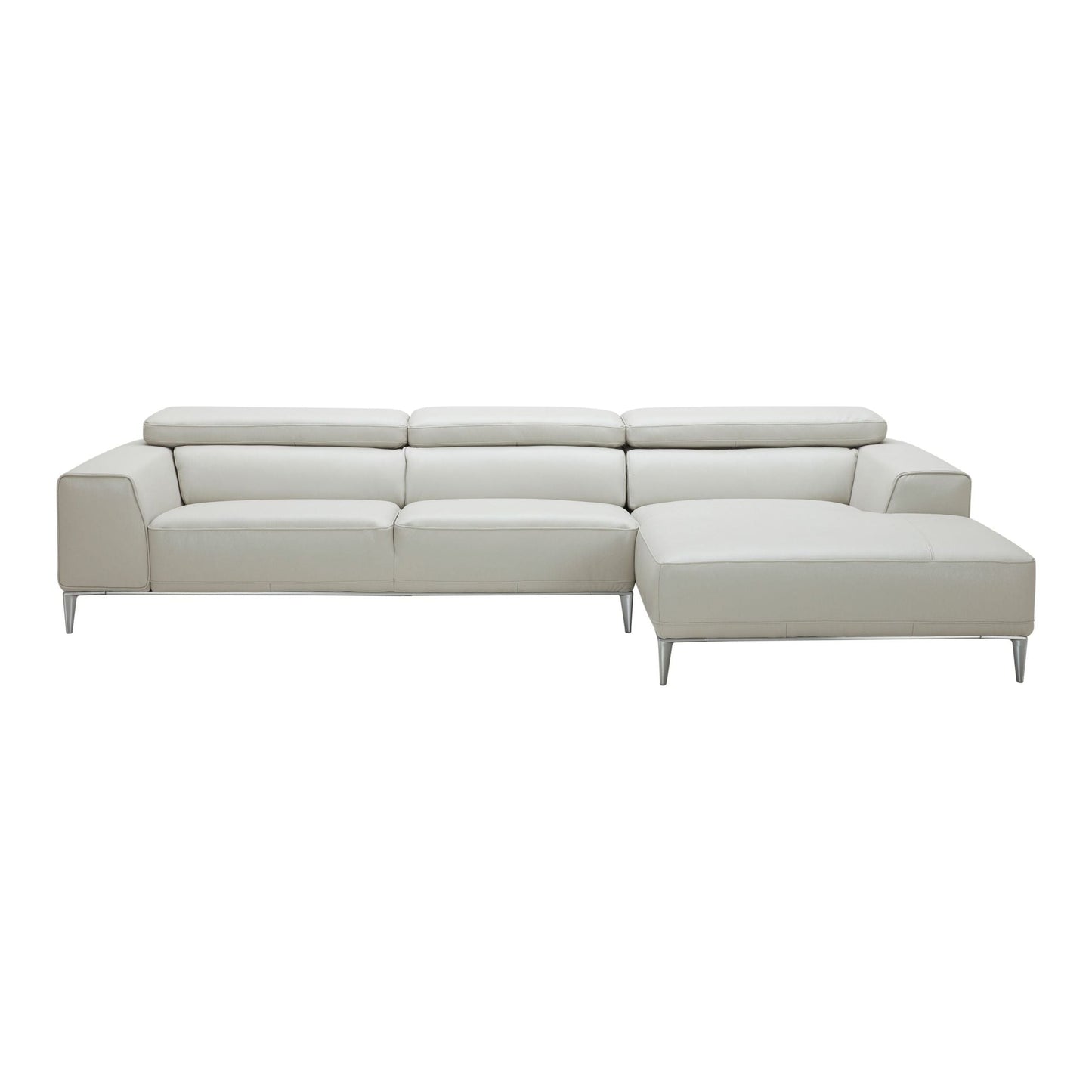 LeCoultre Light Grey in Right Hand Facing jnmfurniture Sectionals 17125-RHFC