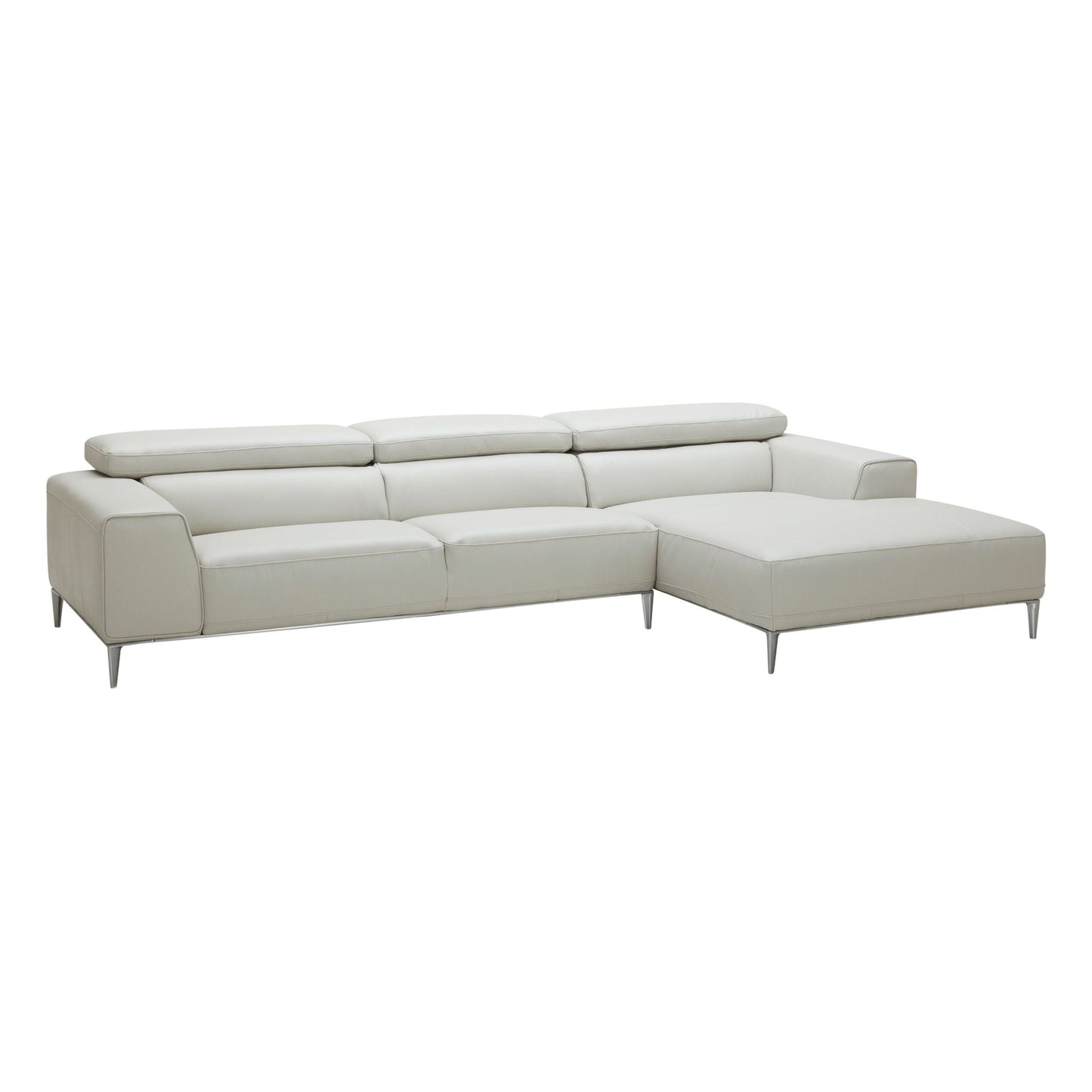 LeCoultre Light Grey in Right Hand Facing jnmfurniture Sectionals 17125-RHFC