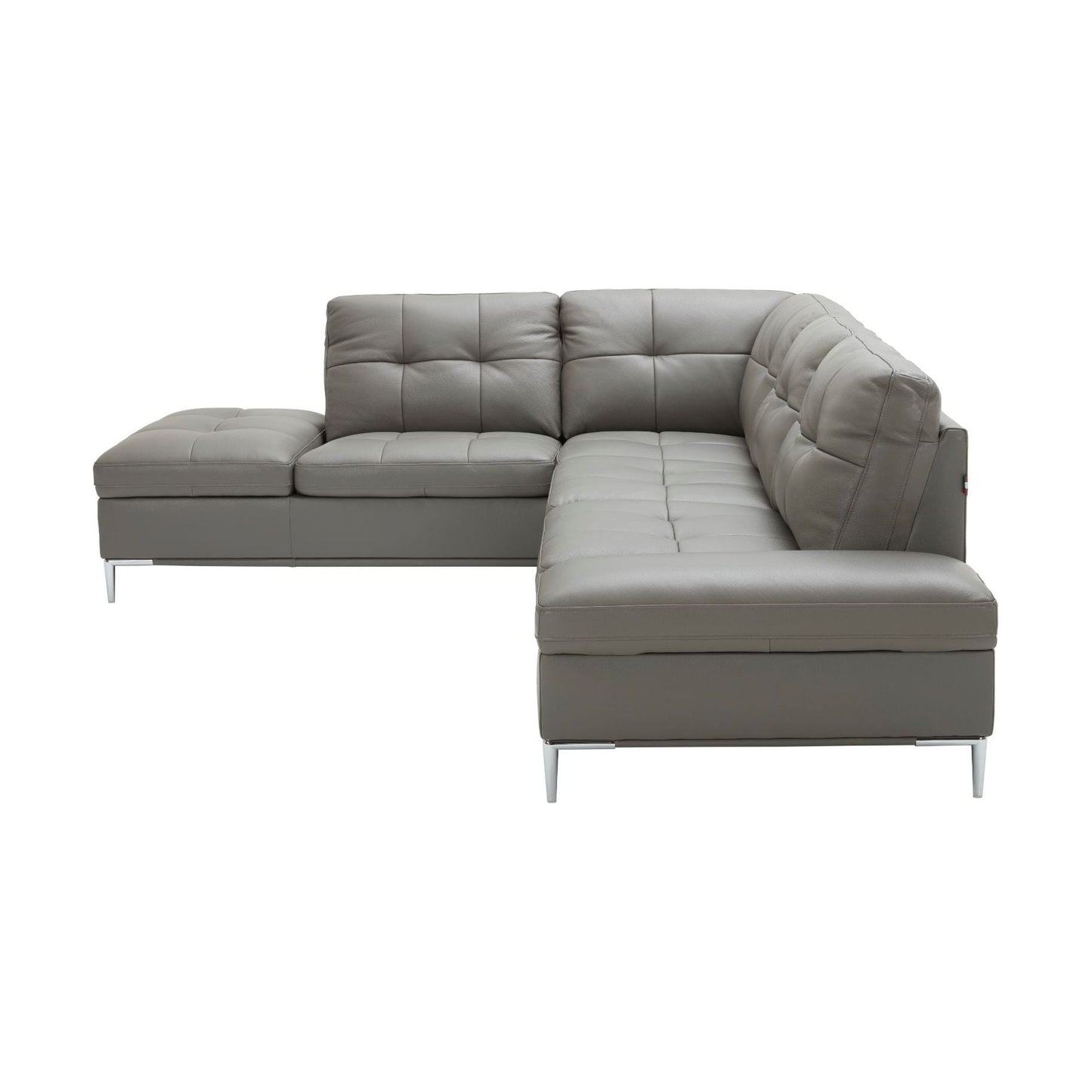 Leonardo Grey in Left Hand Facing jnmfurniture Sectionals 18996-LHFC