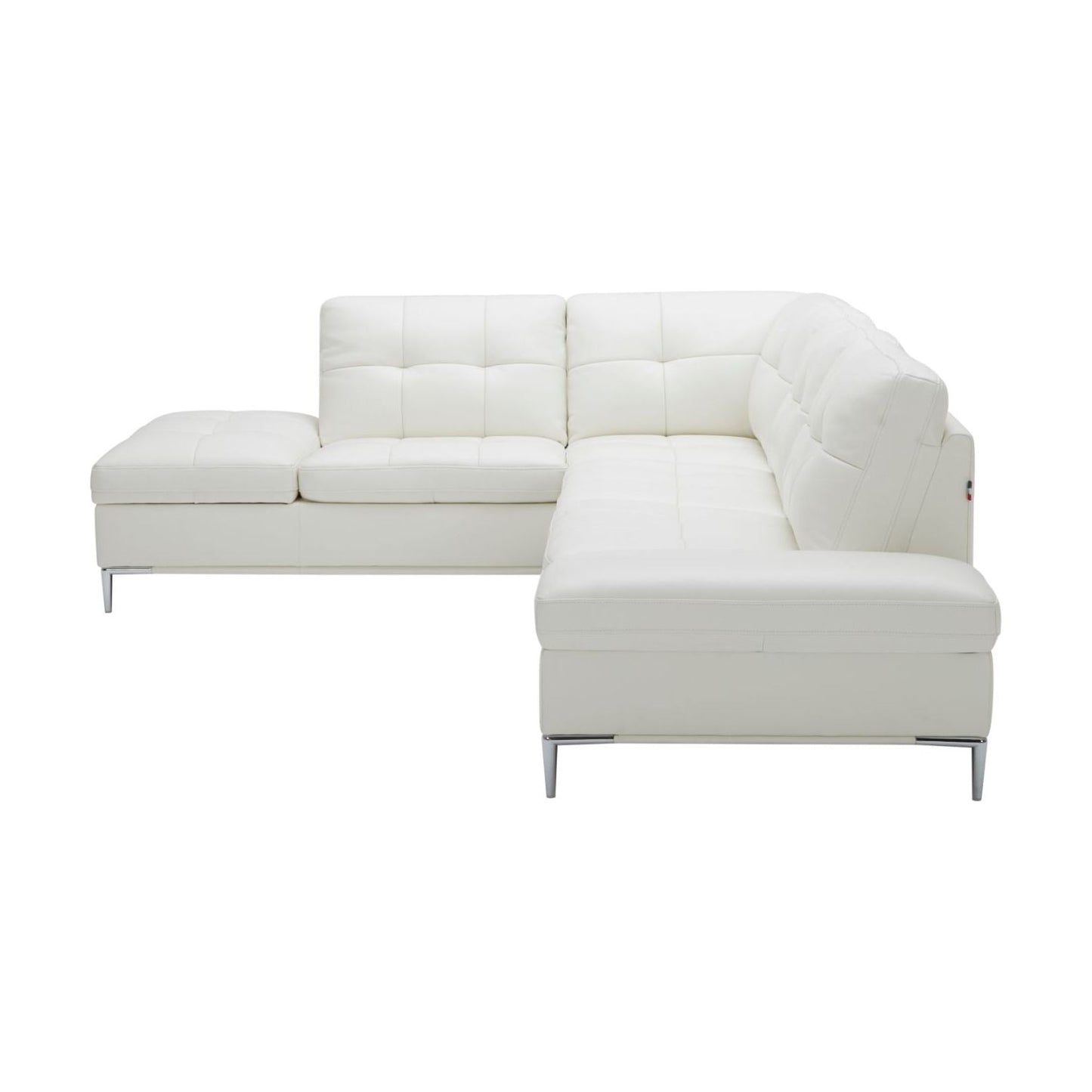 Leonardo White in Left Hand Facing jnmfurniture Sectionals 18993-LHFC