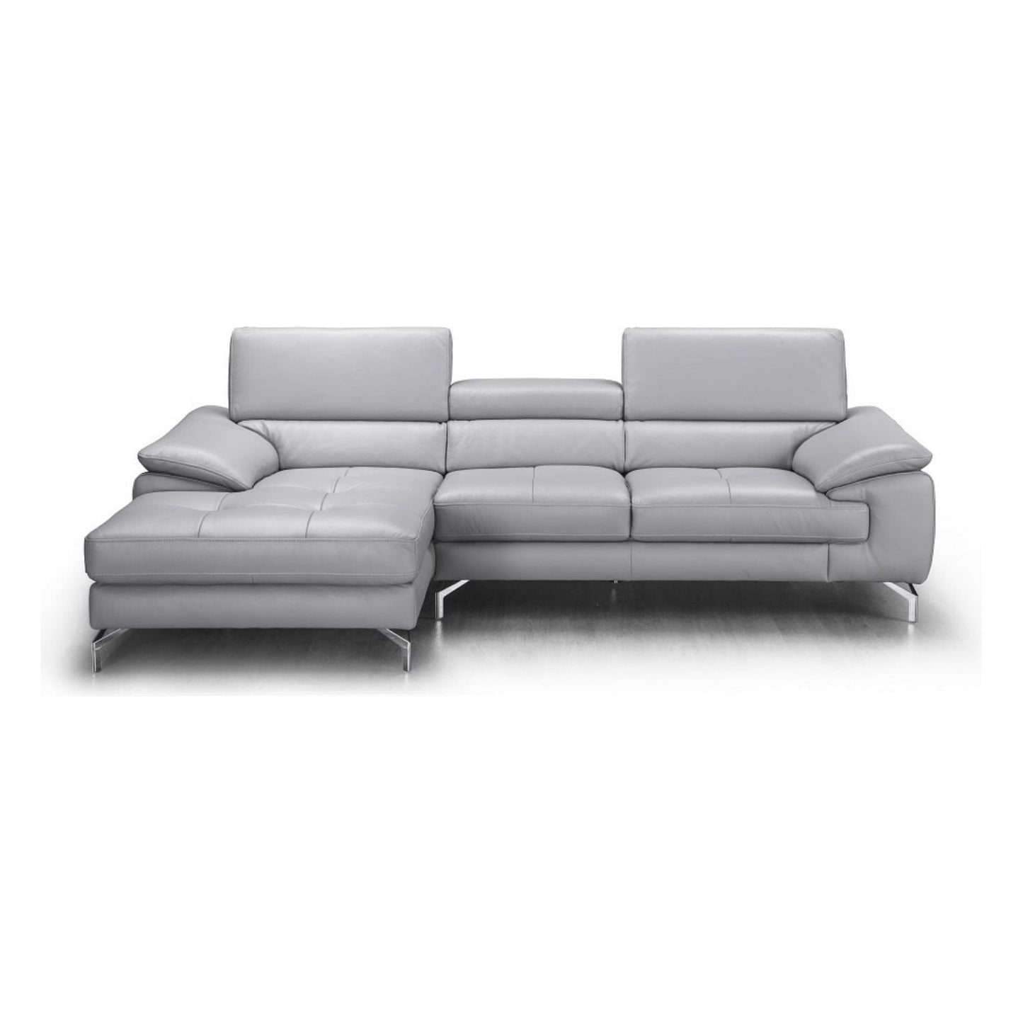 Liam Premium Leather Sectional in Left Hand Facing Chaise jnmfurniture Sectionals Sectionals 18273-LHFC