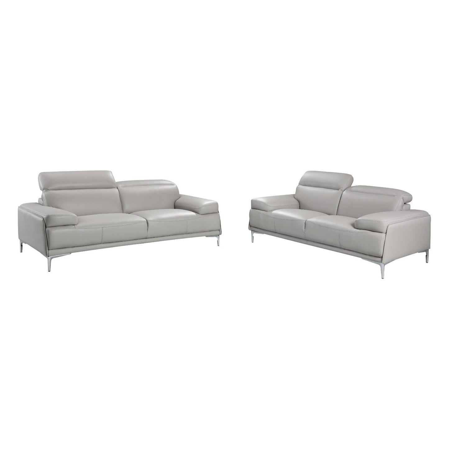 Nicolo Love Seat in Light Grey jnmfurniture Loveseats 18983-L