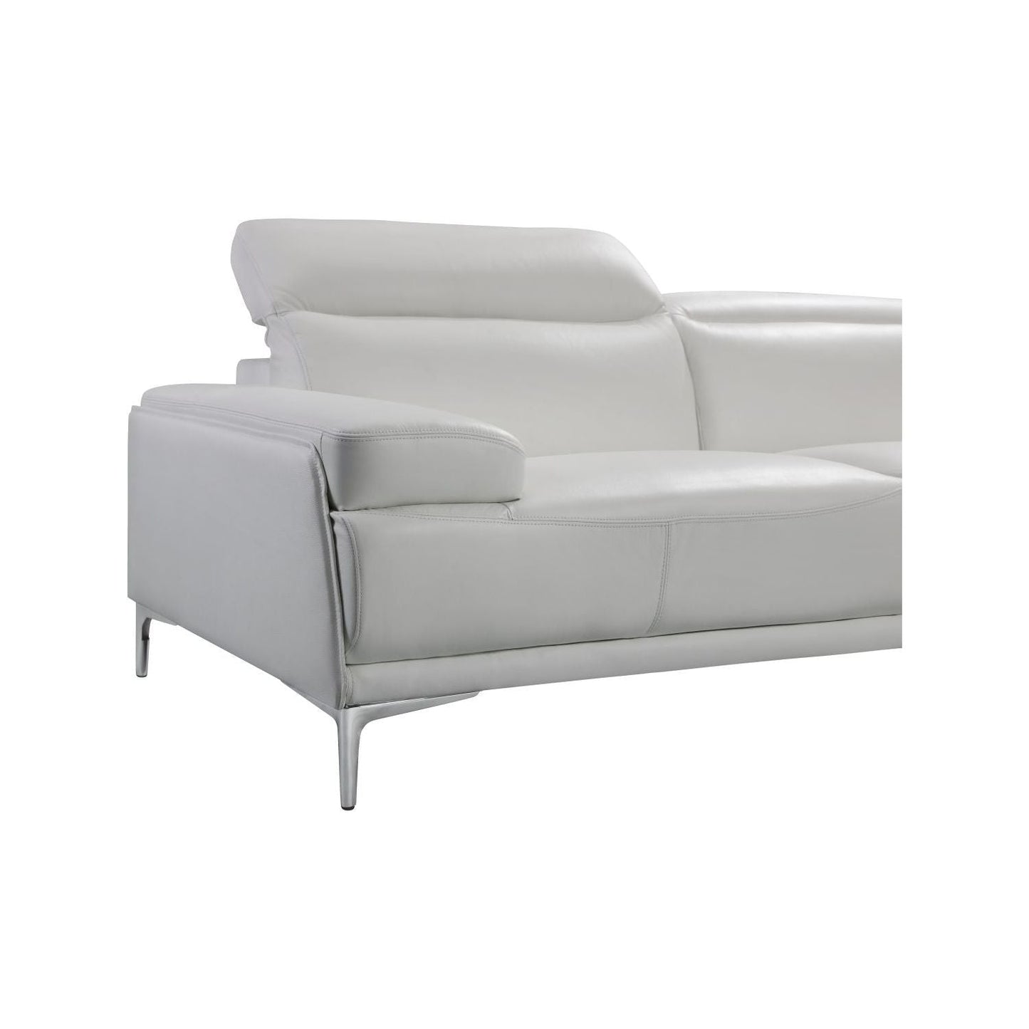 Nicolo Love Seat in White jnmfurniture Loveseats 18984-L