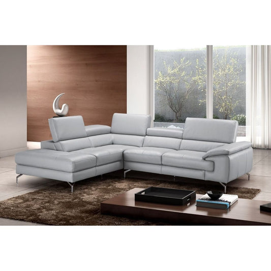 Olivia Premium Leather Sectional In Left Facing Chaise jnmfurniture Sectionals Sectionals 18275-LHFC
