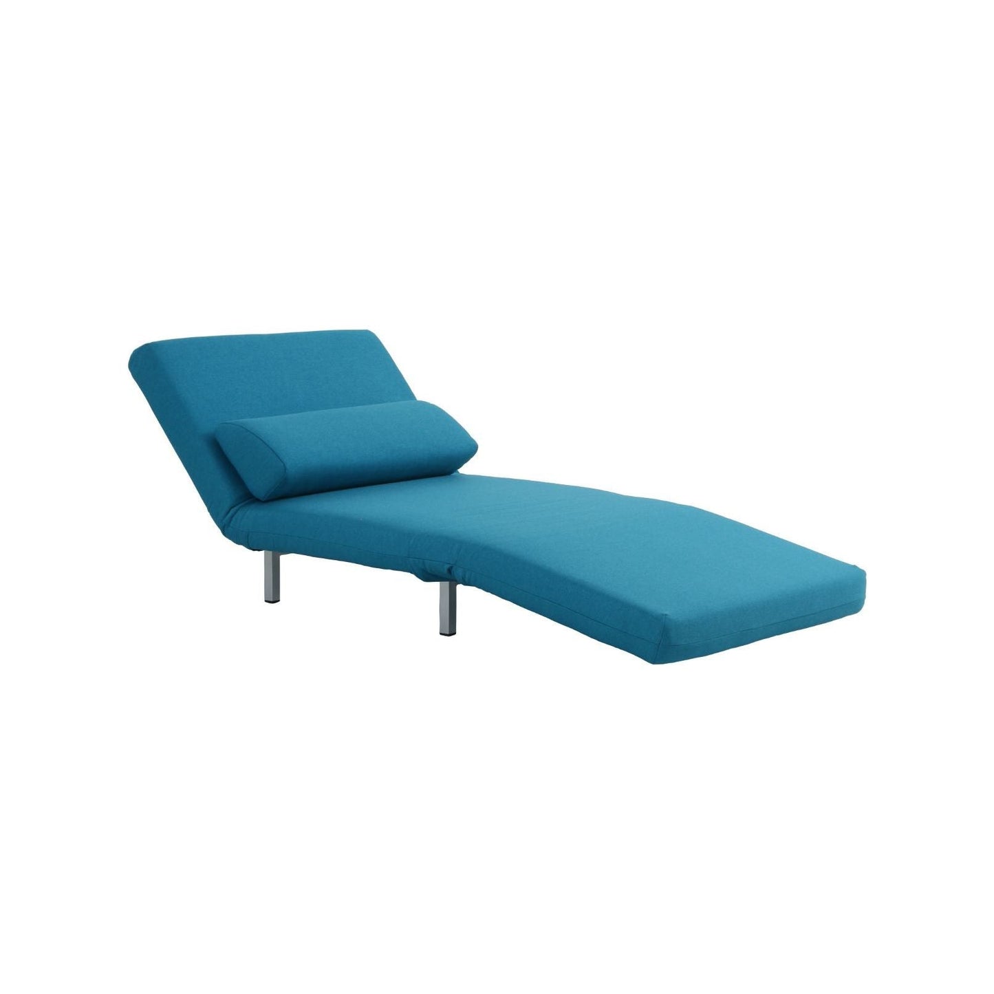 Premium Chair Bed LK06-1 in Teal Fabric jnmfurniture Chairs & Seating 177601