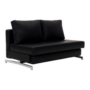 Premium Sofa Bed K43-1 in Black Leatherette jnmfurniture Sofas 176013-BK