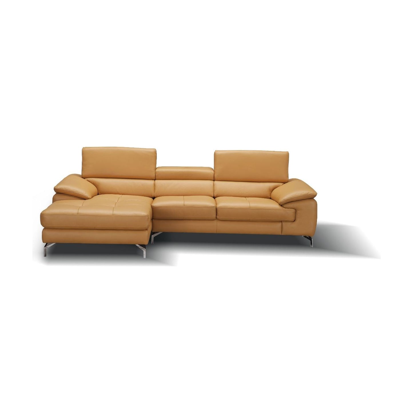 A973B Italian Leather Mini Sectional Left Facing Chaise in Freesia jnmfurniture Sectionals 179064-LHFC