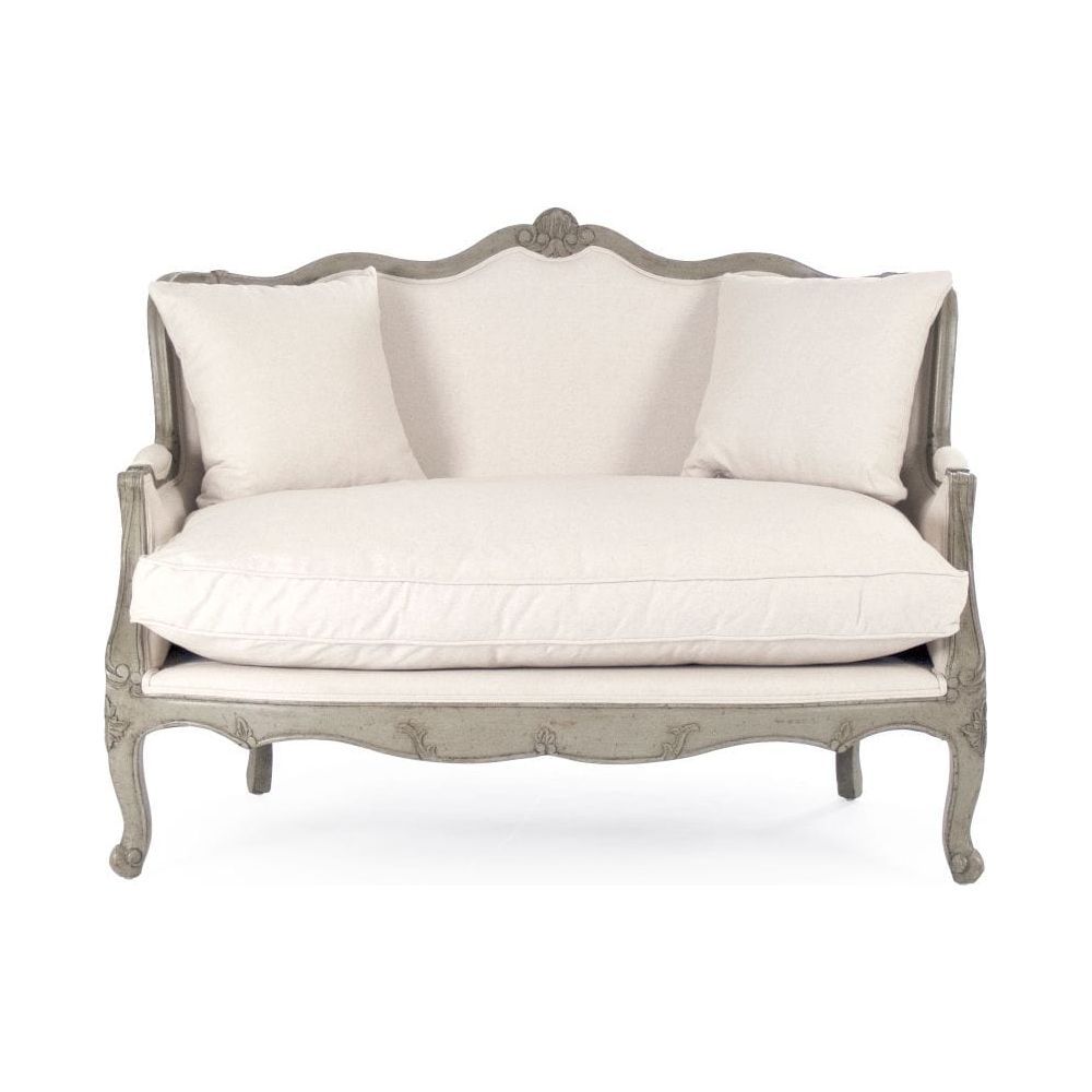 Adele Settee Zentique Settee CFH198-2 432 C020 Jute