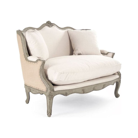 Adele Settee Zentique Settee CFH198-2 432 C020 Jute