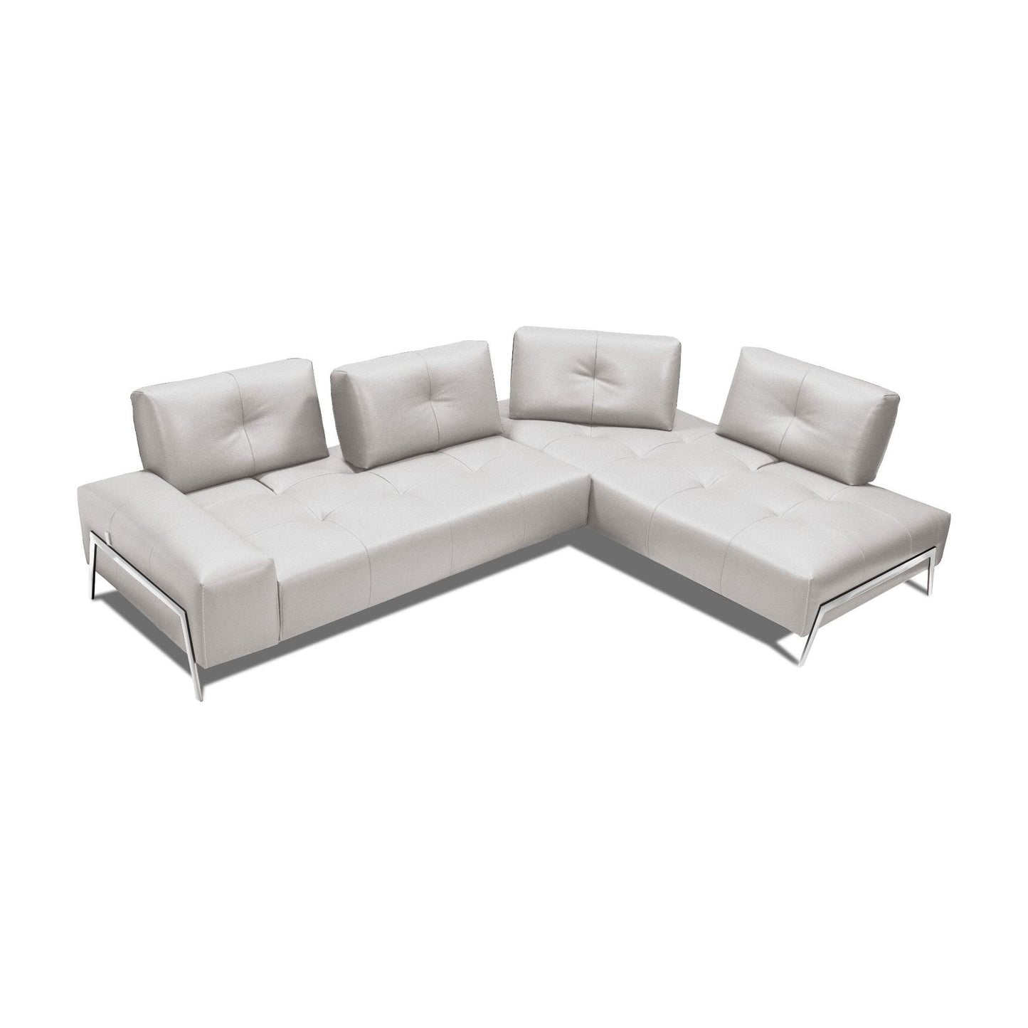 I763 Sectional RHF Chaise in Light Grey jnmfurniture Sectionals Sectionals 17477-RHFC