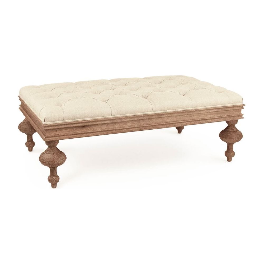 Lara Tufted Ottoman Zentique Ottomans & Poufs CT508-Z E272 A003