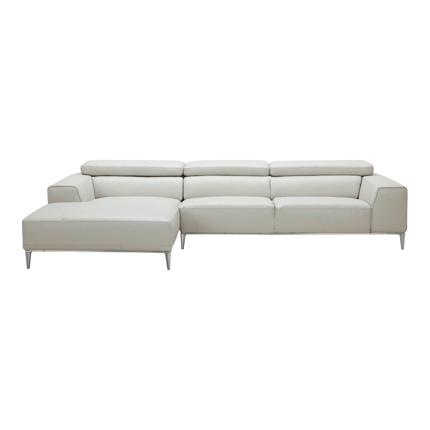 LeCoultre Light Grey in Left Hand Facing jnmfurniture Sectionals 17125-LHFC