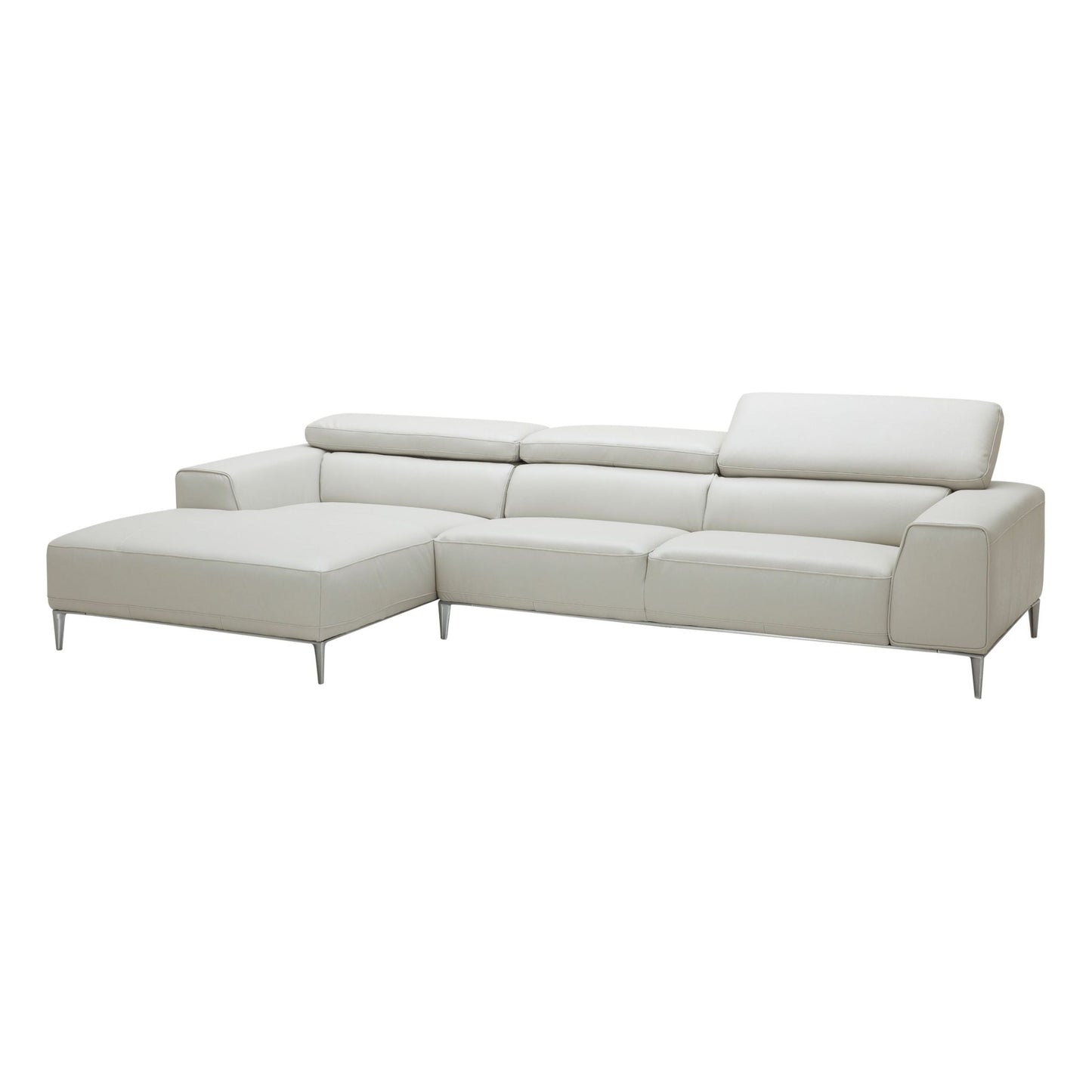 LeCoultre Light Grey in Left Hand Facing jnmfurniture Sectionals 17125-LHFC