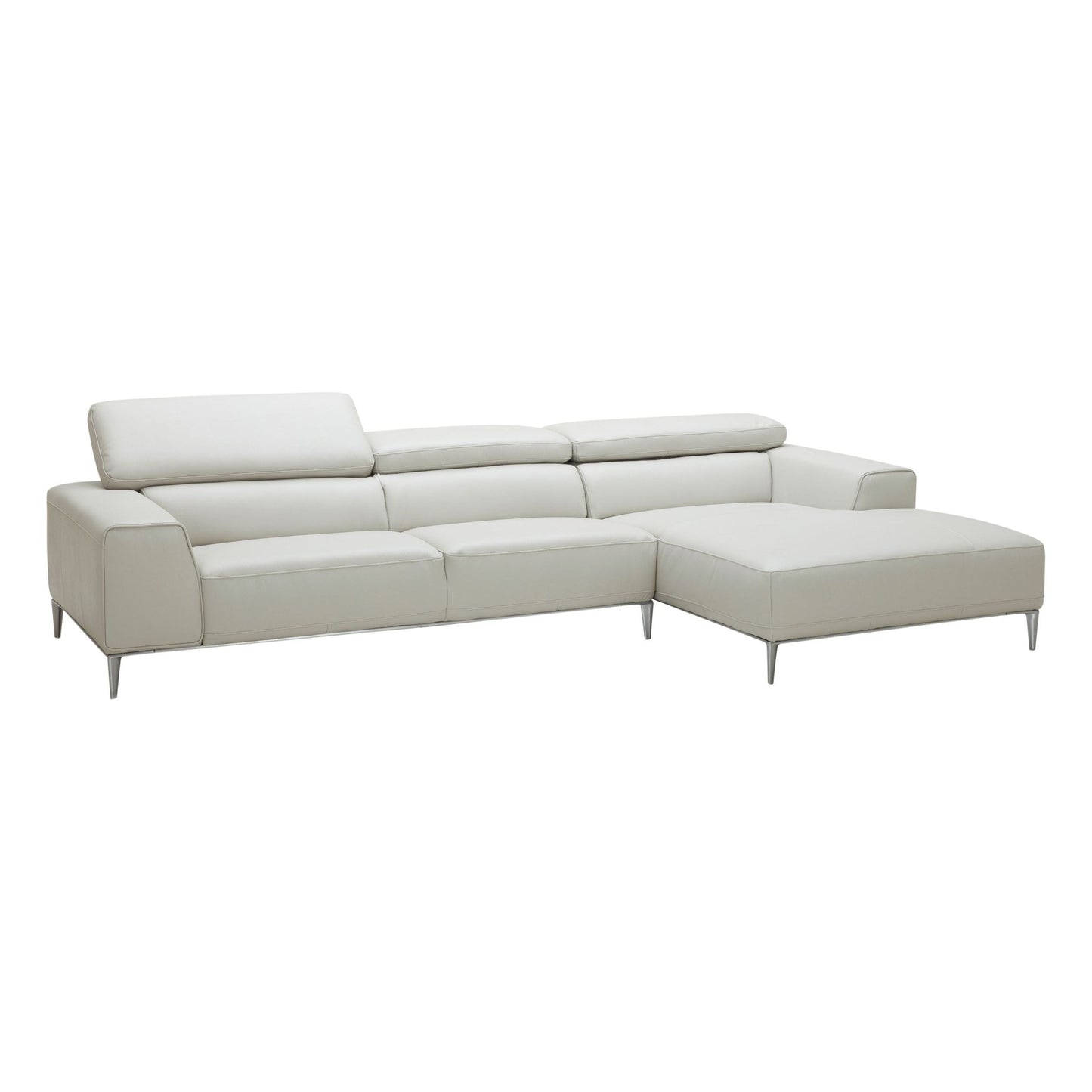 LeCoultre Light Grey in Right Hand Facing jnmfurniture Sectionals 17125-RHFC