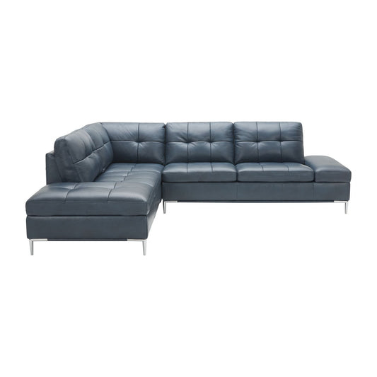 Leonardo Blue in Left Hand Facing jnmfurniture Sectionals 18995-LHFC