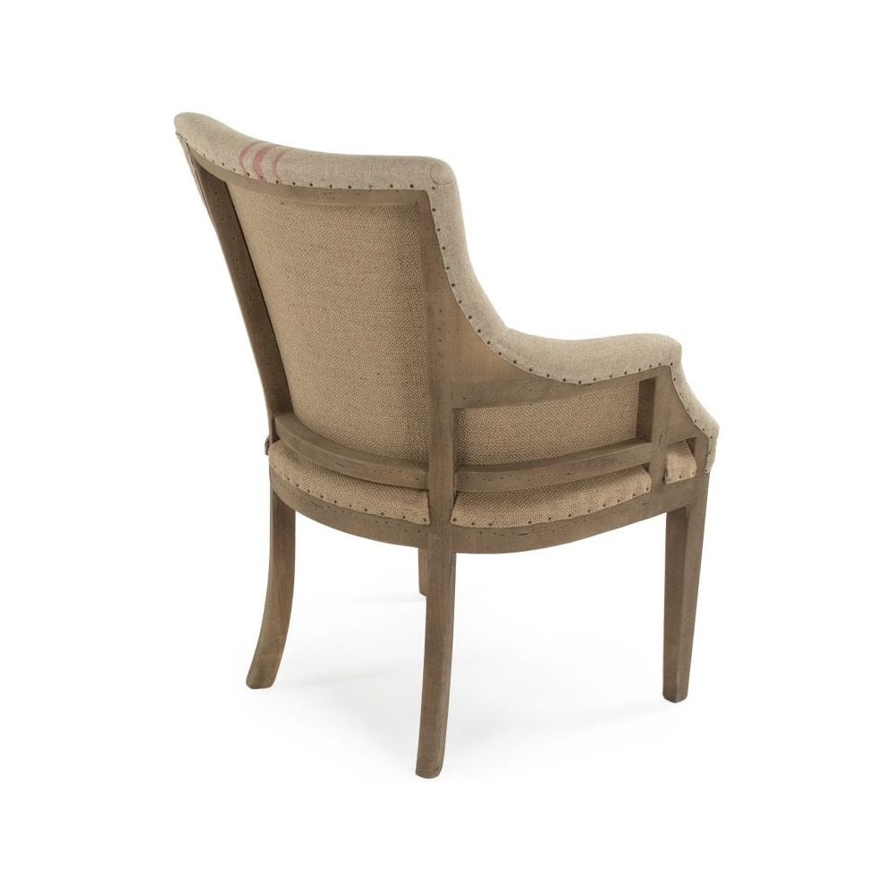 Liberte Deconstructed Arm Chair Zentique Chairs & Seating CF139 513 A034 Red Stripe