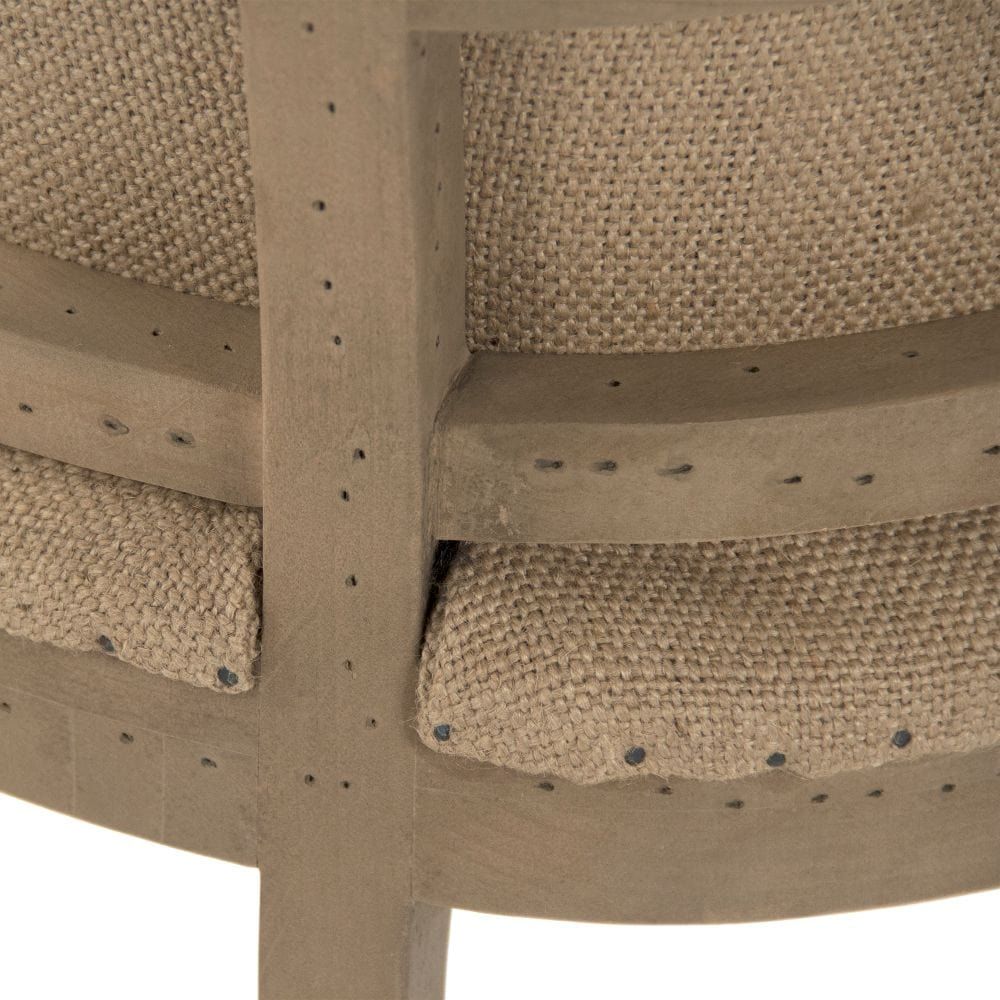 Liberte Deconstructed Arm Chair Zentique Chairs & Seating CF139 513 A034 Red Stripe