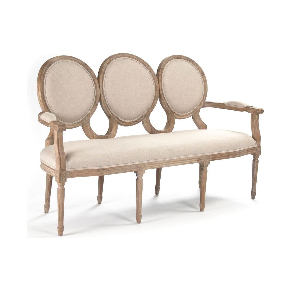 Medallion Settee Zentique Settee B009-3 E272 A003