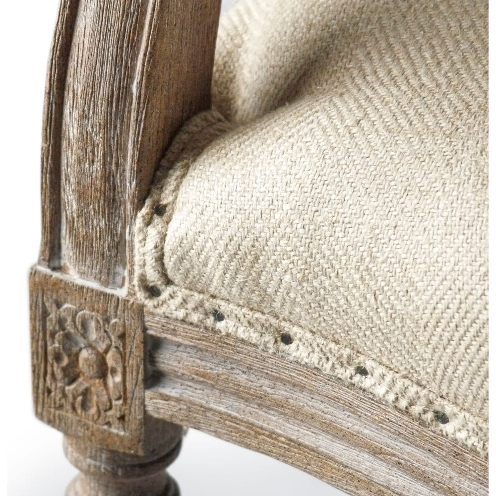 Medallion Settee Zentique Settee B009-3 E272 H009