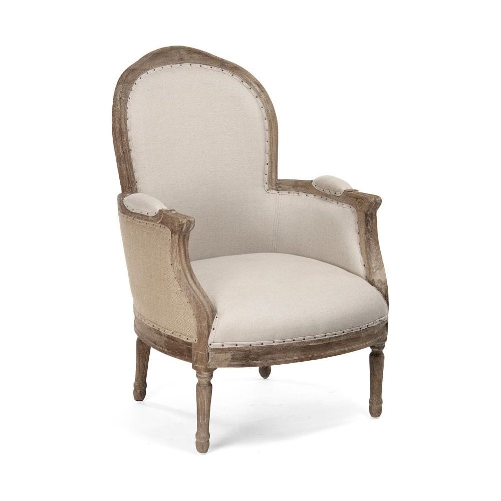 Pascal Club Chair Zentique Chairs & Seating CFH185 E272 A003 Jute