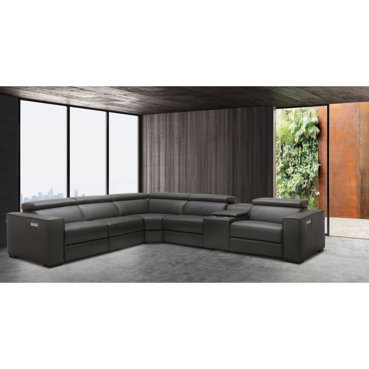 Picasso Motion Sectional in Dark Grey jnmfurniture Sectionals 18865-DG