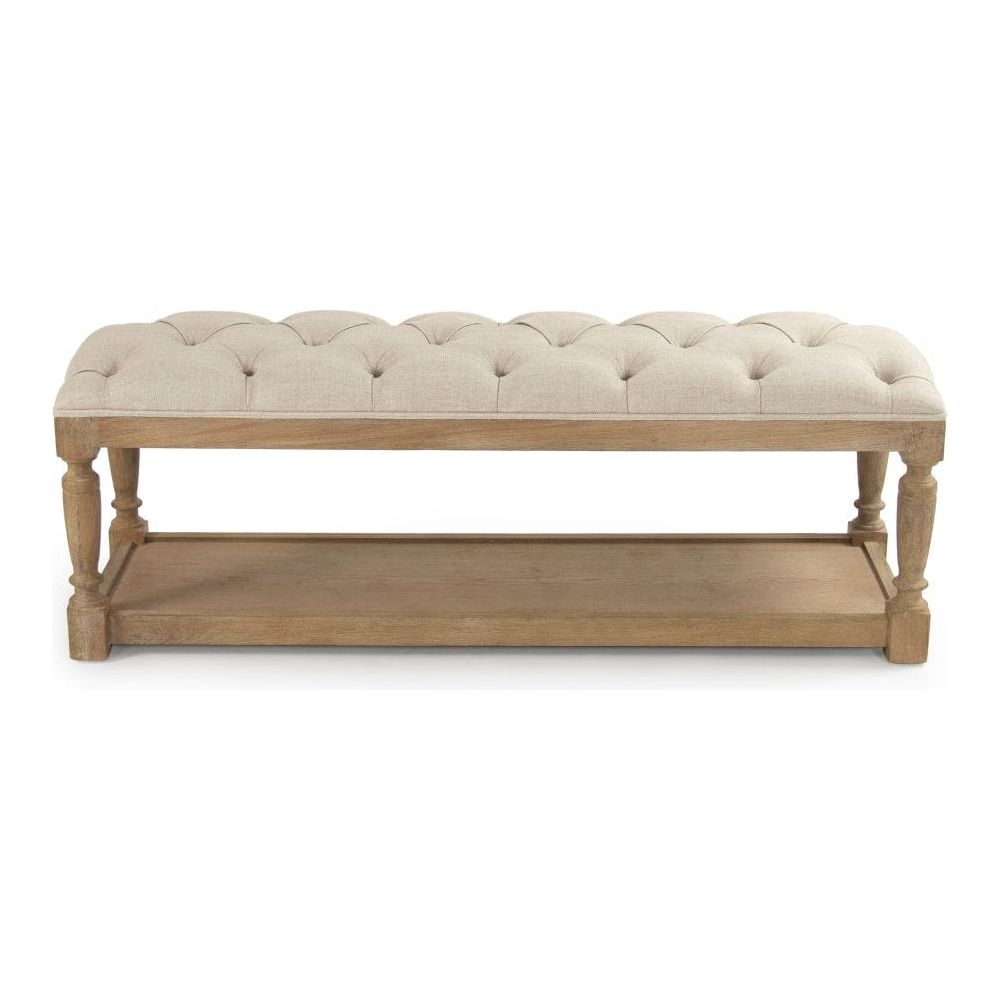 Rectangular Tufted Bench Zentique Bench CFH136 E272 A015-A BENCH
