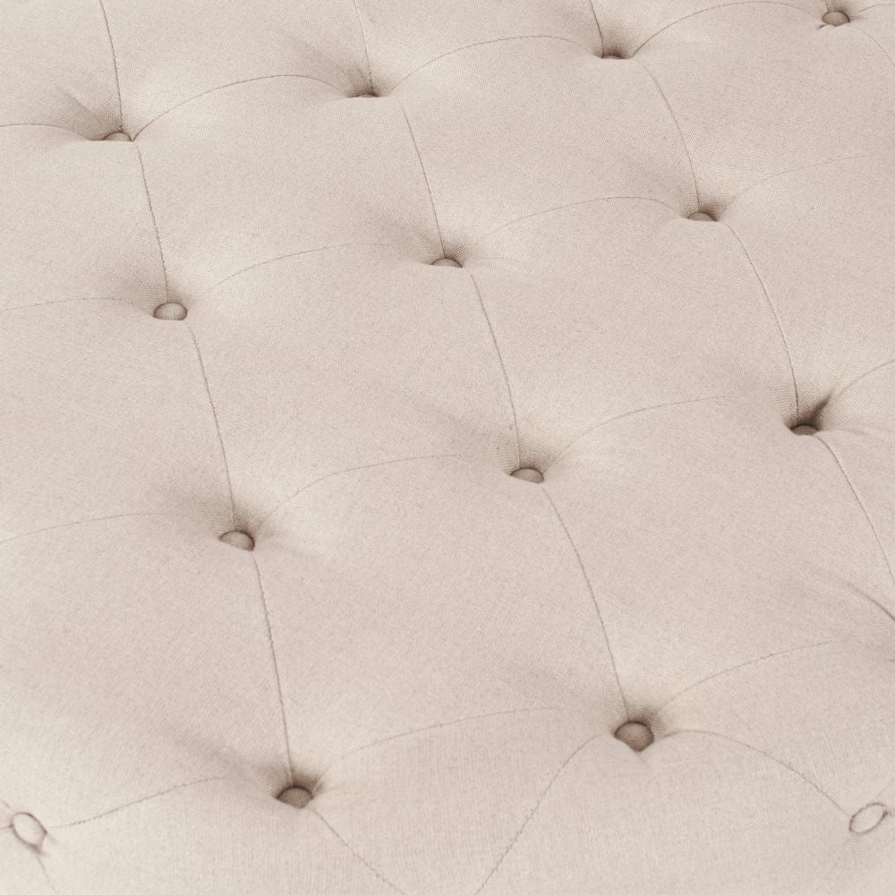 Round Tufted Ottoman Zentique Ottomans & Poufs F204 A003