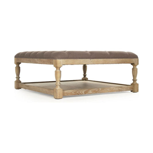 Square Tufted Ottoman Zentique Ottomans & Poufs CFH136-Z E272 A008