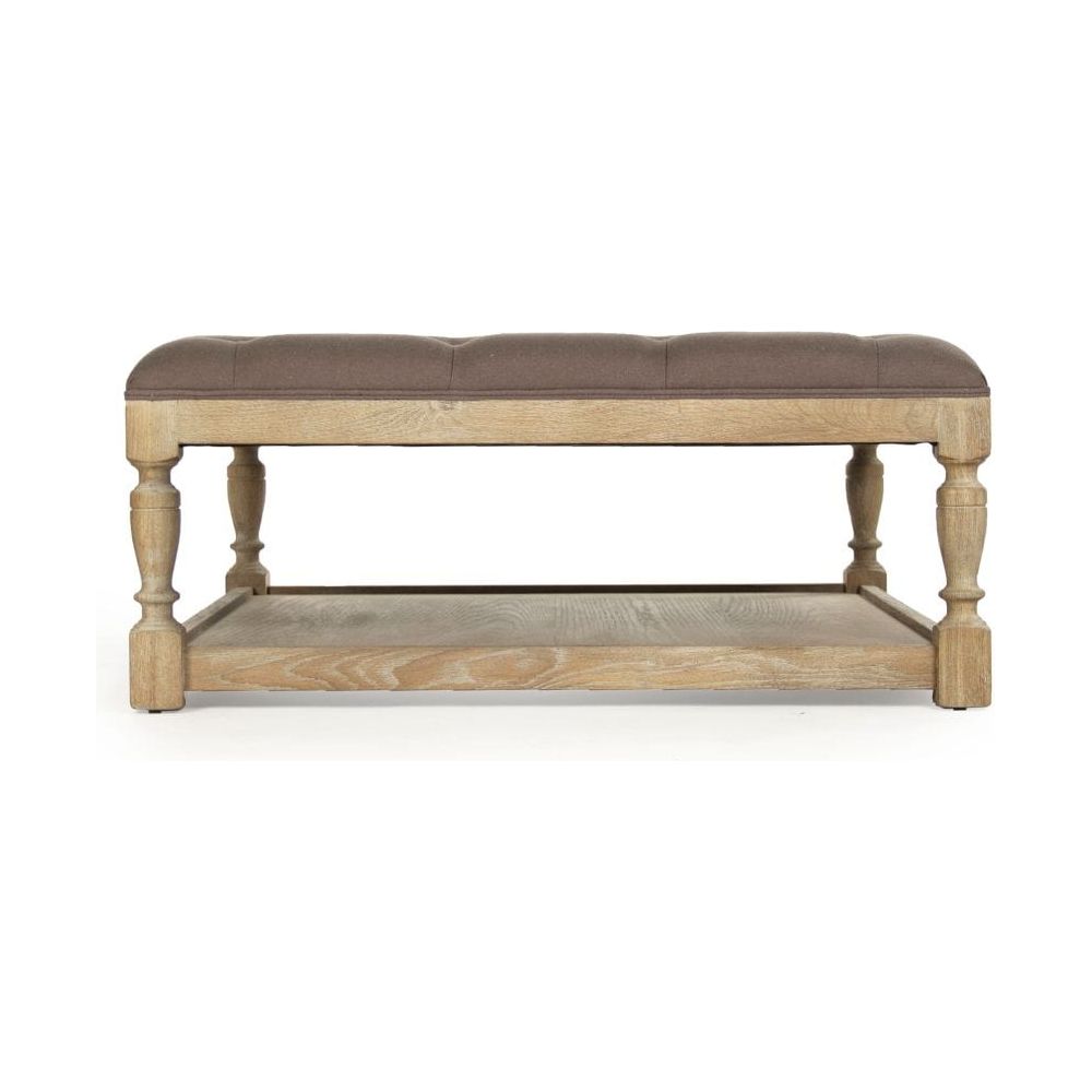 Square Tufted Ottoman Zentique Ottomans & Poufs CFH136-Z E272 A008