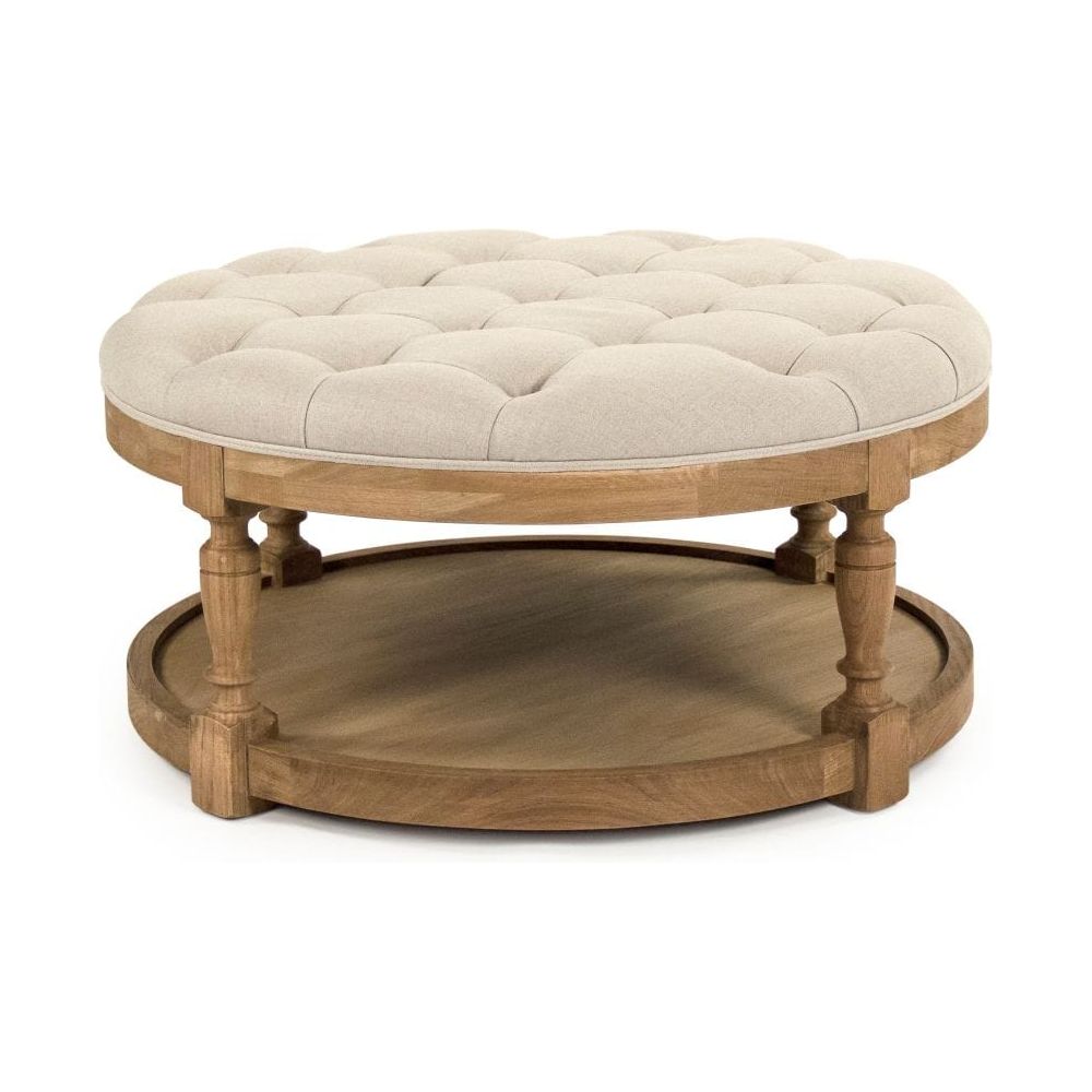 Tammy Ottoman Zentique Ottomans & Poufs ZEN43 E255 A003 w/o Nailhead