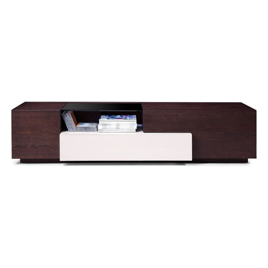 TV015 Brown Oak/Grey Gloss jnmfurniture TV Stands & Media 178731