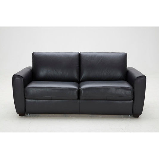 Ventura Sofa Bed in Black Leather jnmfurniture Sofas 18232