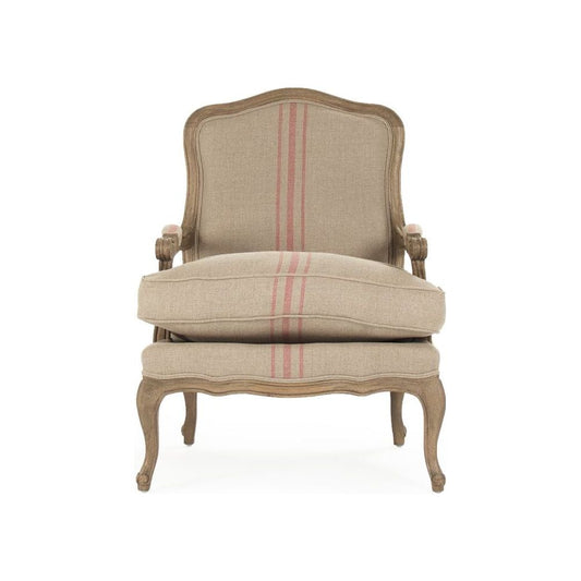 Bastille Love Chair Zentique Chairs & Seating CFH004-1 E255-3 Stripe Red