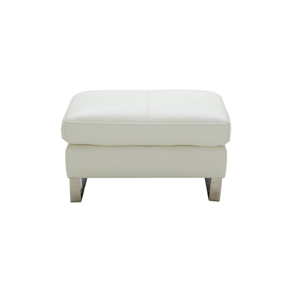 Constantin Ottoman in Light White jnmfurniture Ottomans & Poufs 18571-O