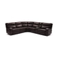 Cozy Motion Sectional In Chocolate jnmfurniture Sectionals 18476-CH