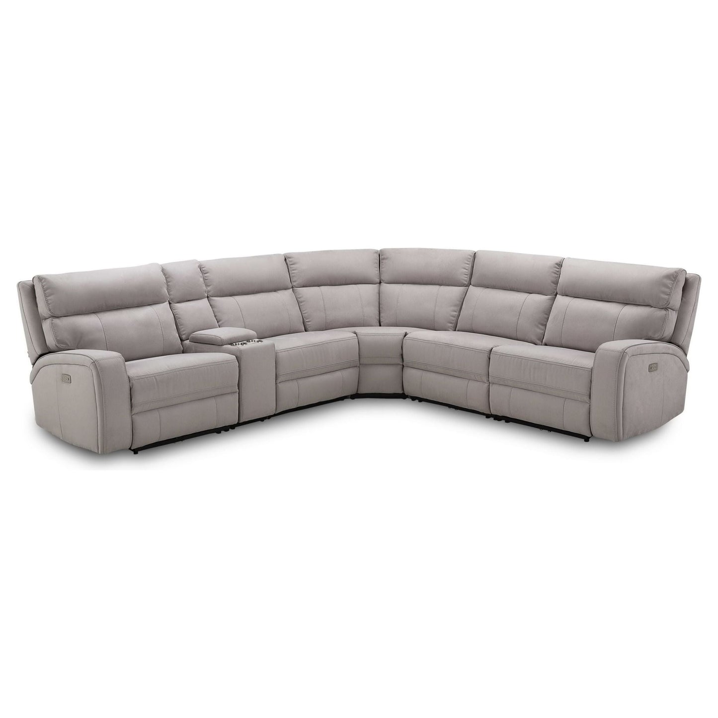 Cozy Motion Sectional In Moonshine jnmfurniture Sectionals 184762-MS