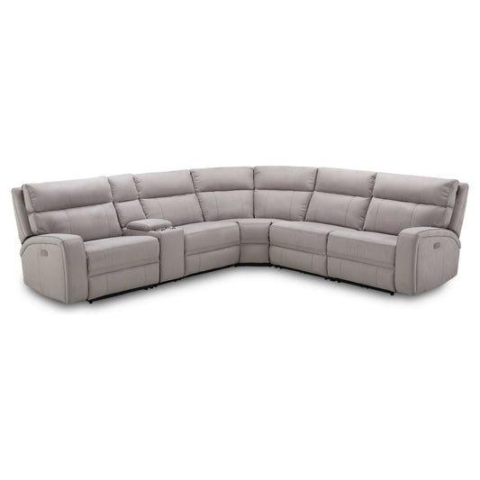 Cozy Motion Sectional In Moonshine jnmfurniture Sectionals 184762-MS