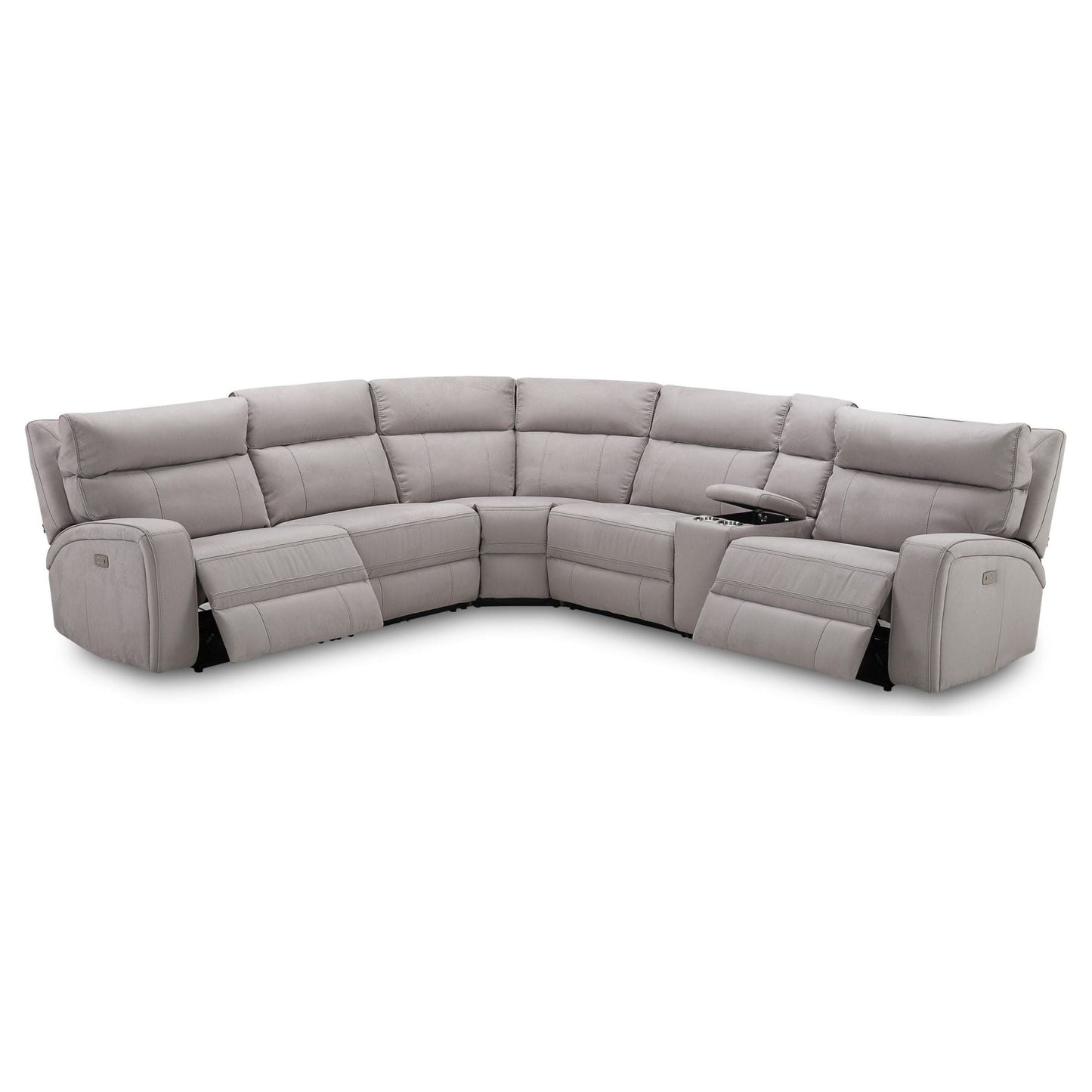 Cozy Motion Sectional In Moonshine jnmfurniture Sectionals 184762-MS