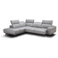 Davenport Light Grey Sectional in Left Facing jnmfurniture Sectionals 17981-LHFC