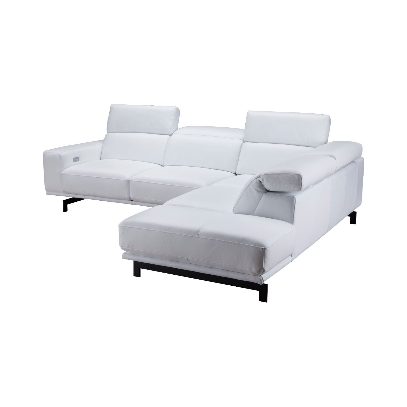 Davenport Snow White in Right Facing jnmfurniture Sectionals 17988-RHFC