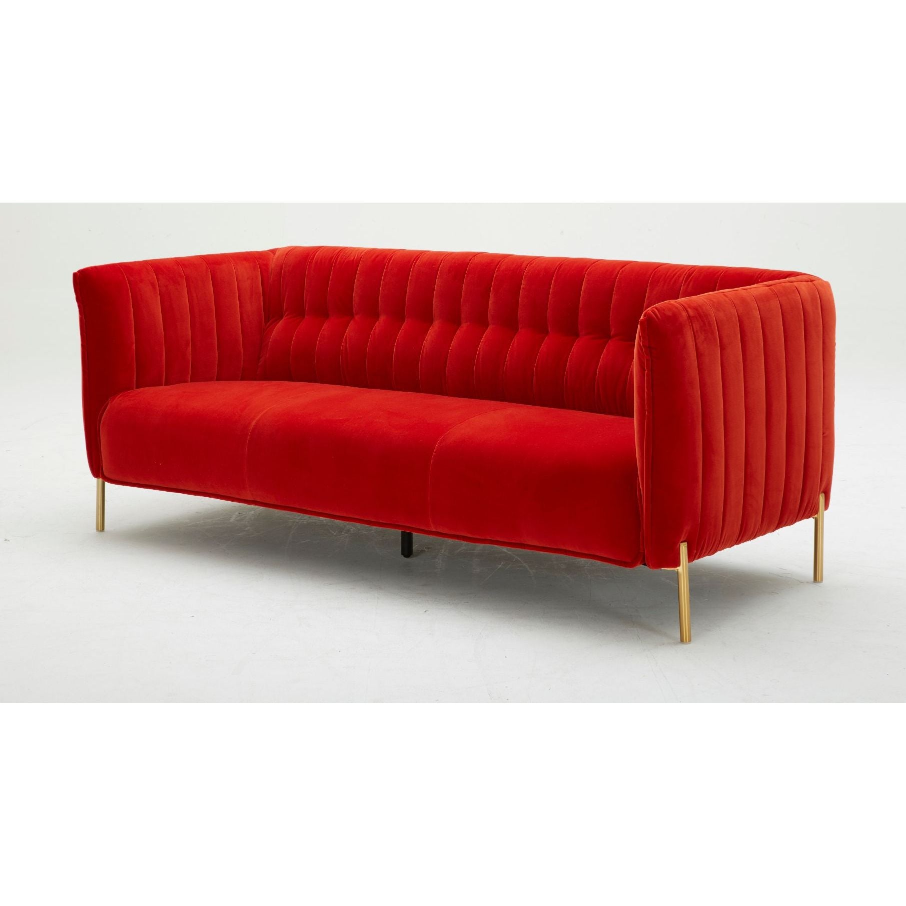 Deco Sofa in Pumpkin Fabric jnmfurniture Sofas 17663-P-S